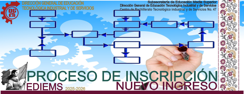 Proceso de Inscripción para alumnos de nuevo ingreso EDIEMS 2025-2026
