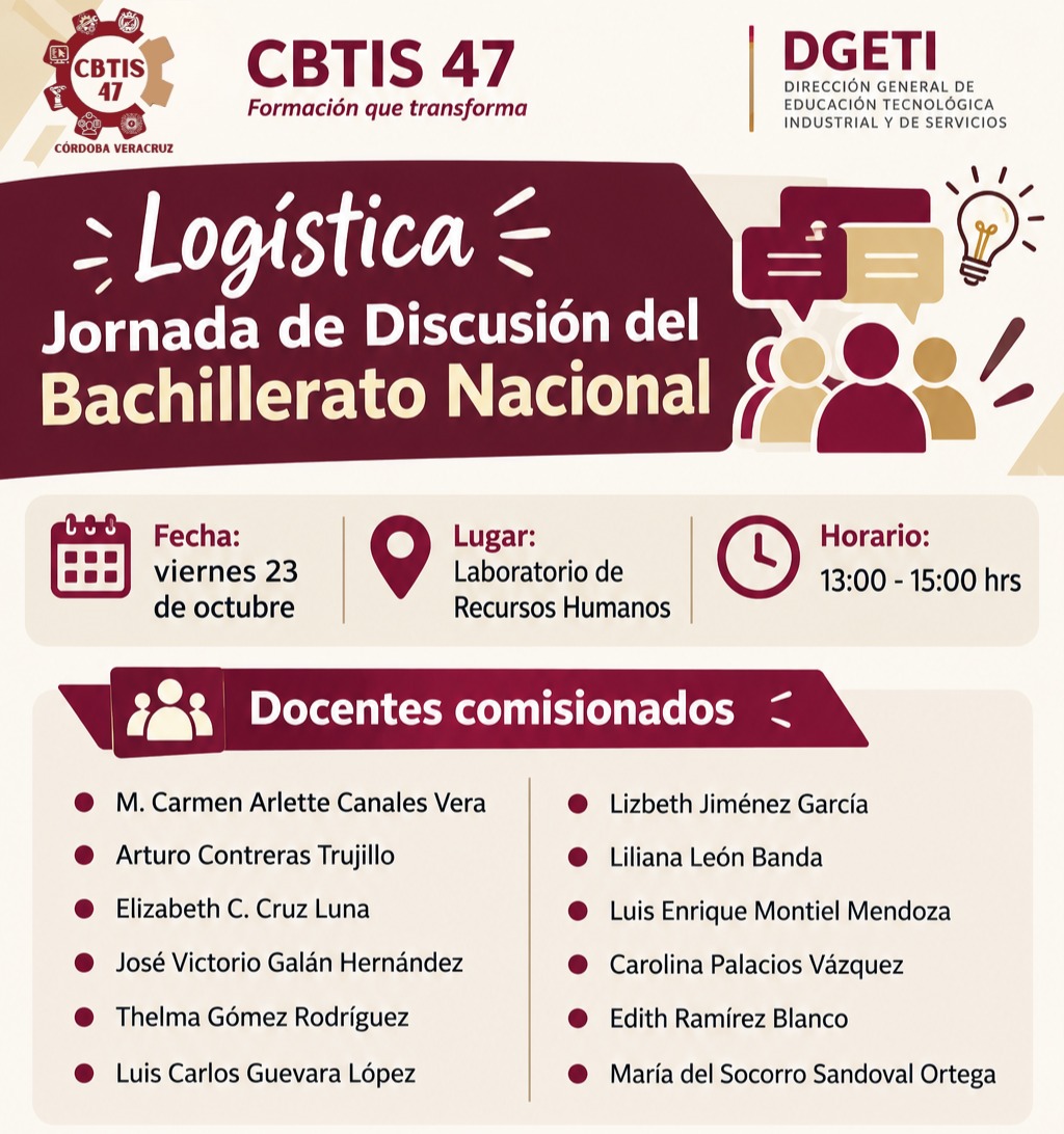 Jornada de Discusión del Bachillerato Nacional